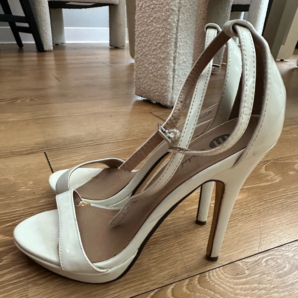 White Stiletto Heels
